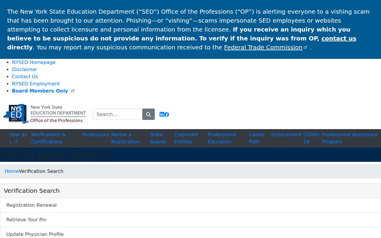 Saratoga Springs resident lookup with NYSED license verification search